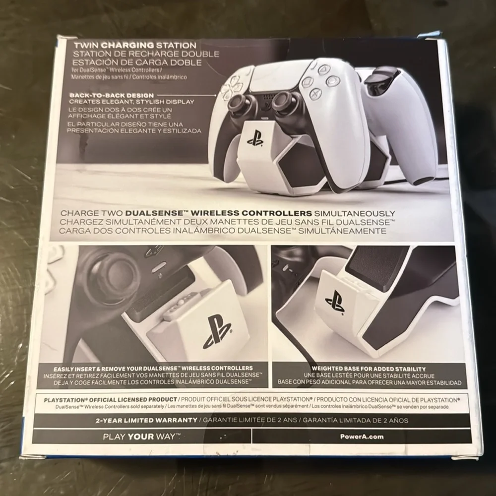 PlayStation Twin Charging Station for PS5 Official Licensed Product DualSense